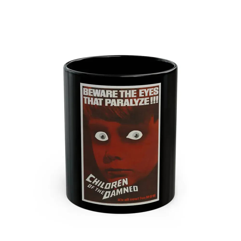 CHILDREN OF THE DAMNED 1964 Movie Poster - Black Coffee Mug 11oz - Go Mug Yourself