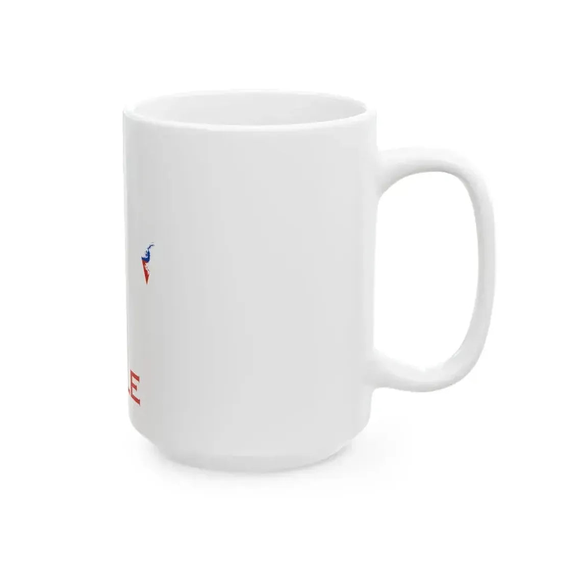 Chile Flag map with Islands Antarctic territory and name (Chile) White Coffee Mug - Go Mug Yourself