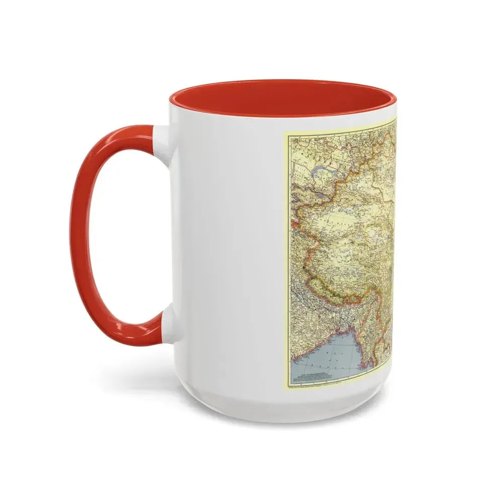 China (1945) (Map) Accent Coffee Mug - Go Mug Yourself