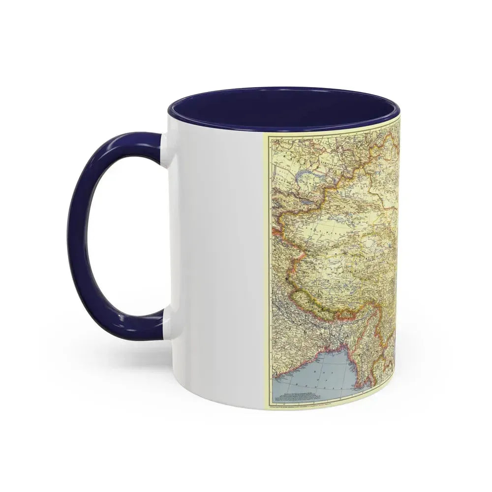 China (1945) (Map) Accent Coffee Mug - Go Mug Yourself
