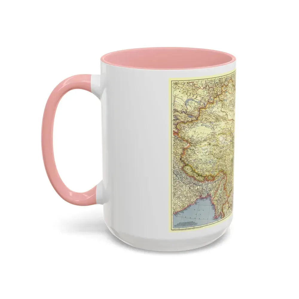 China (1945) (Map) Accent Coffee Mug - Go Mug Yourself