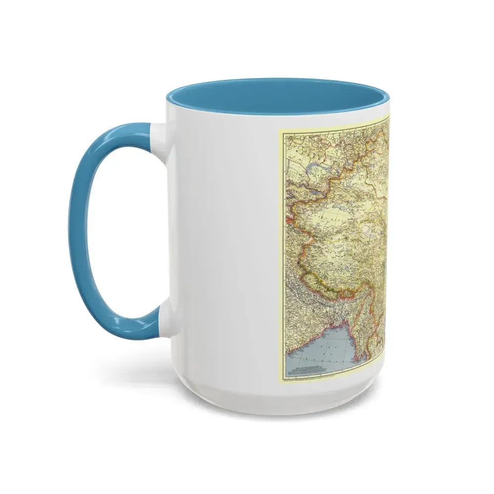 China (1945) (Map) Accent Coffee Mug - Go Mug Yourself