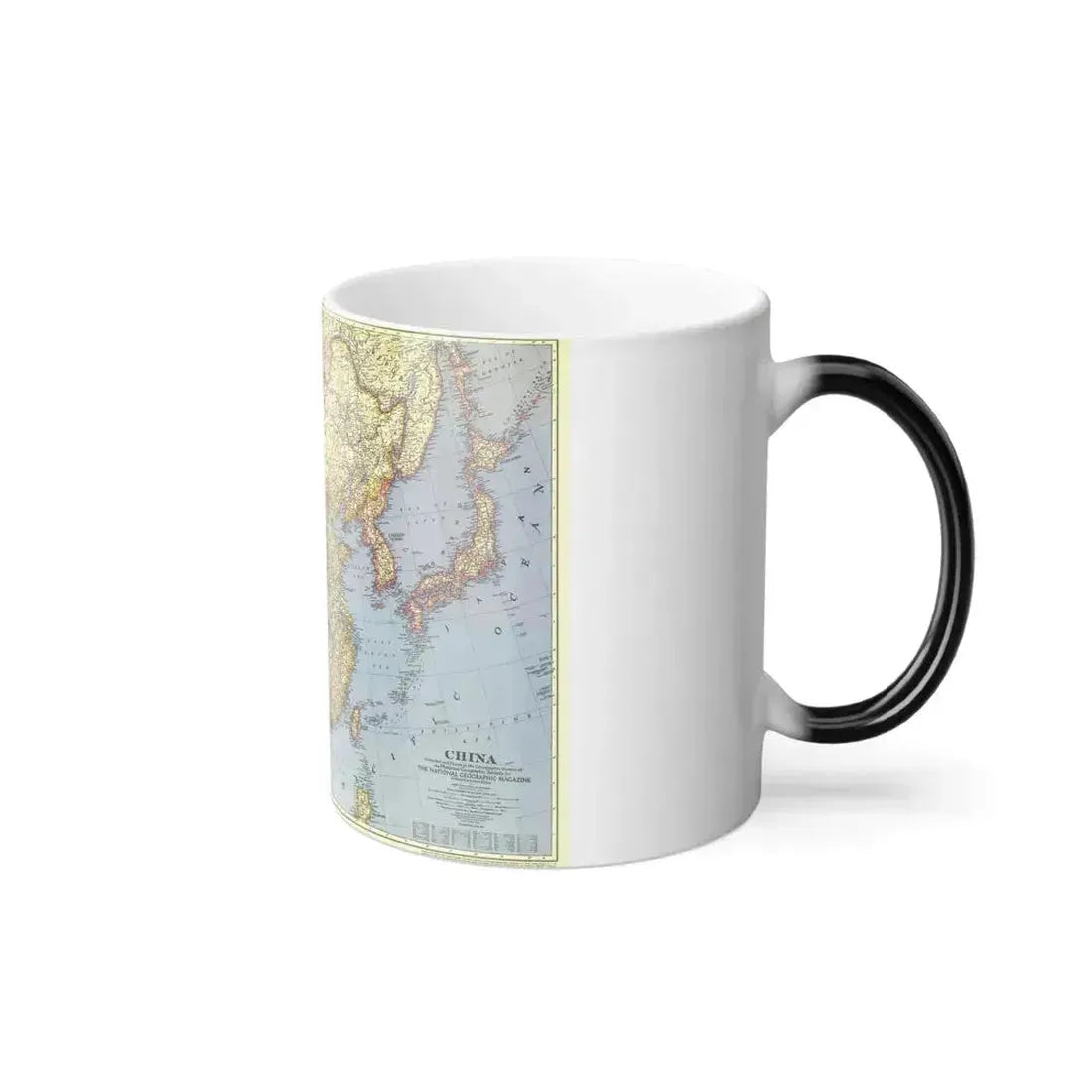 China (1945) (Map) Color Changing Mug 11oz - Go Mug Yourself