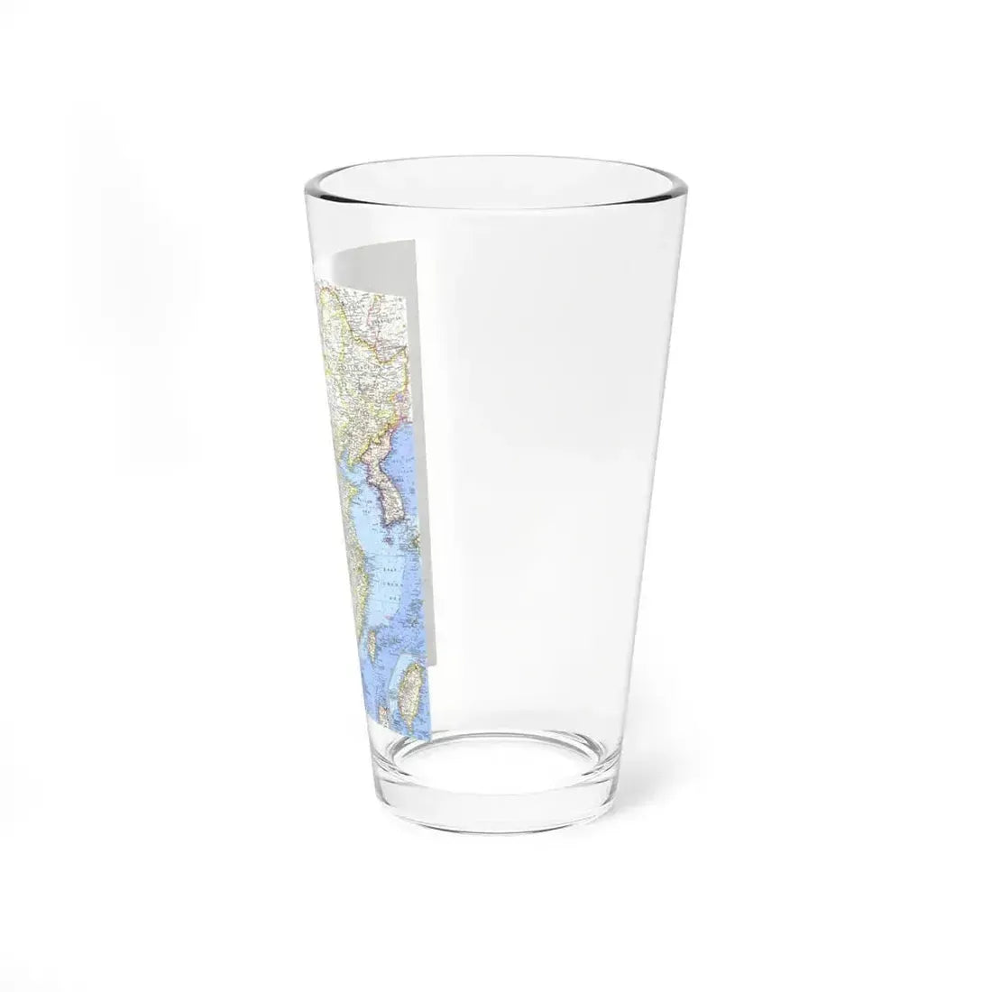 China (1964) (Map) Pint Glass 16oz - Go Mug Yourself
