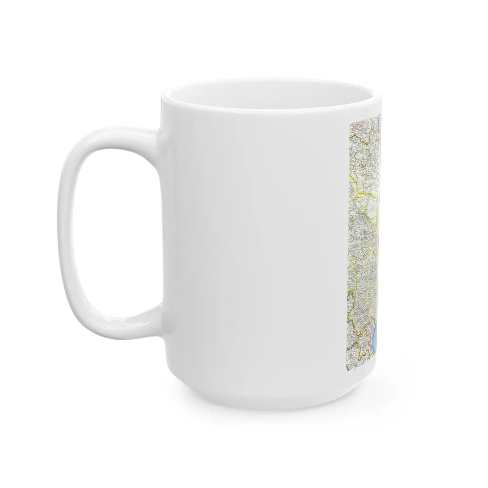 China (1964) (Map) White Coffee Mug-Go Mug Yourself