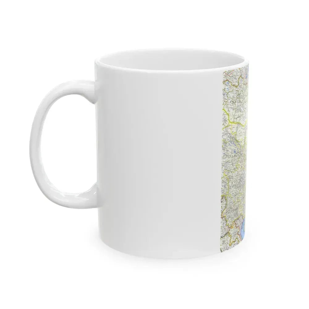 China (1964) (Map) White Coffee Mug - Go Mug Yourself