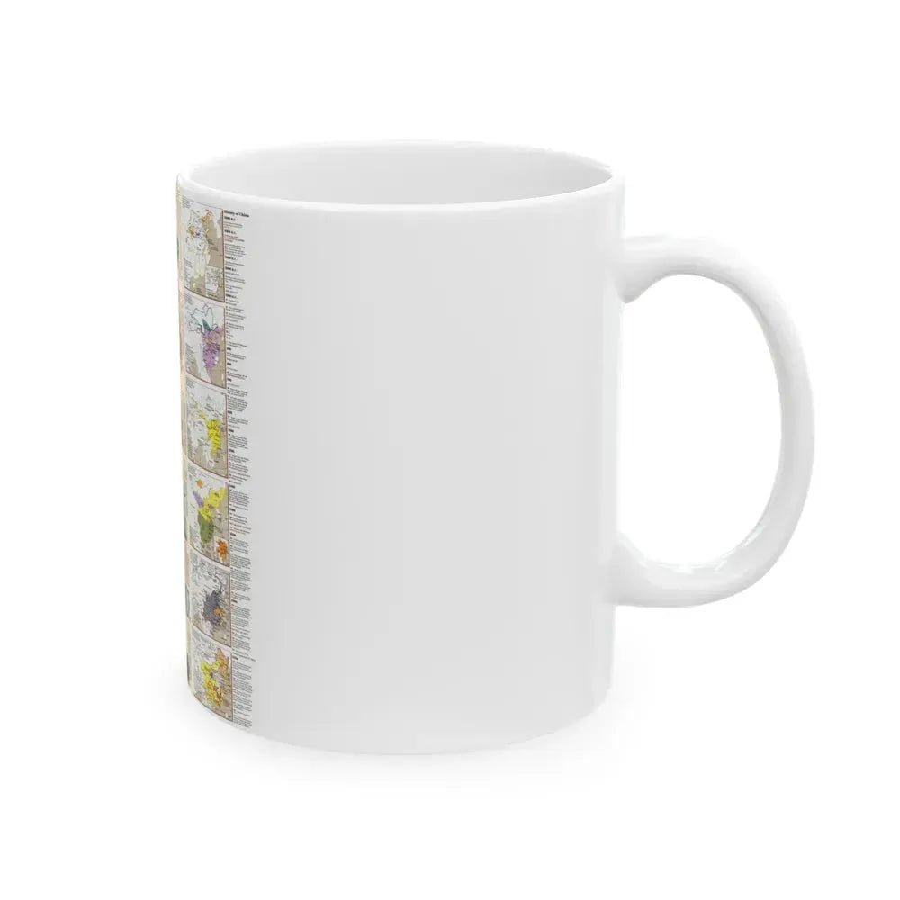 China 2 (1991) (Map) White Coffee Mug - Go Mug Yourself