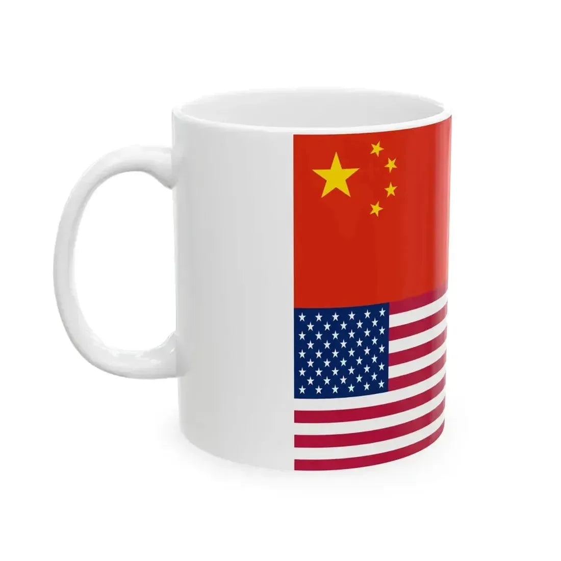 China America Flag (United States) White Coffee Mug - Go Mug Yourself