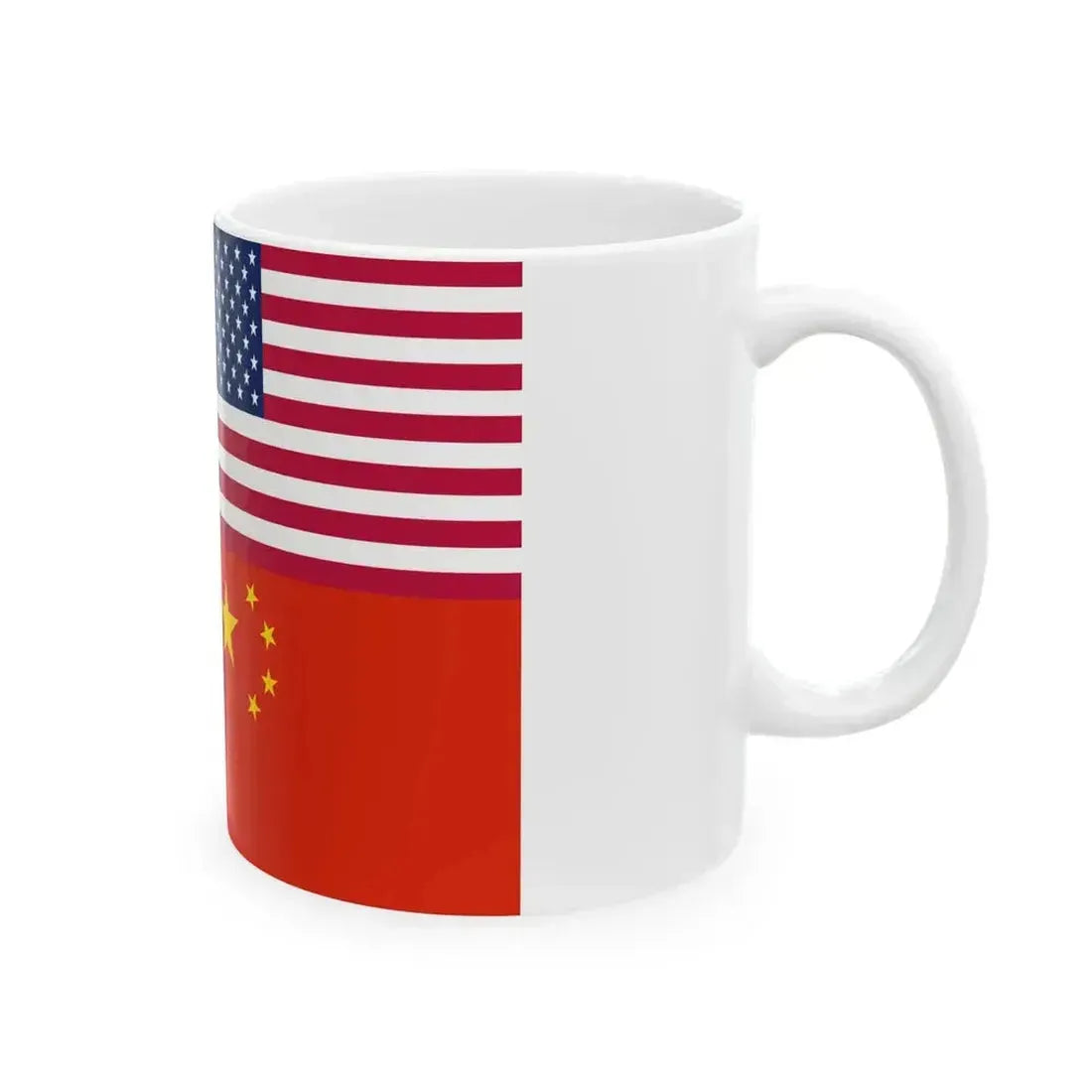 China America Flag (United States) White Coffee Mug - Go Mug Yourself