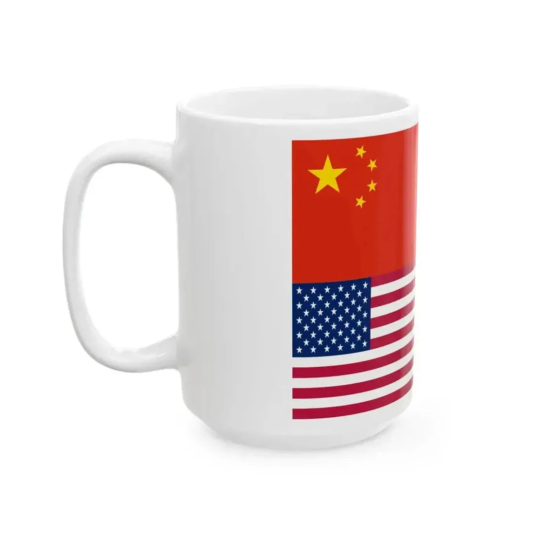 China America Flag (United States) White Coffee Mug - Go Mug Yourself
