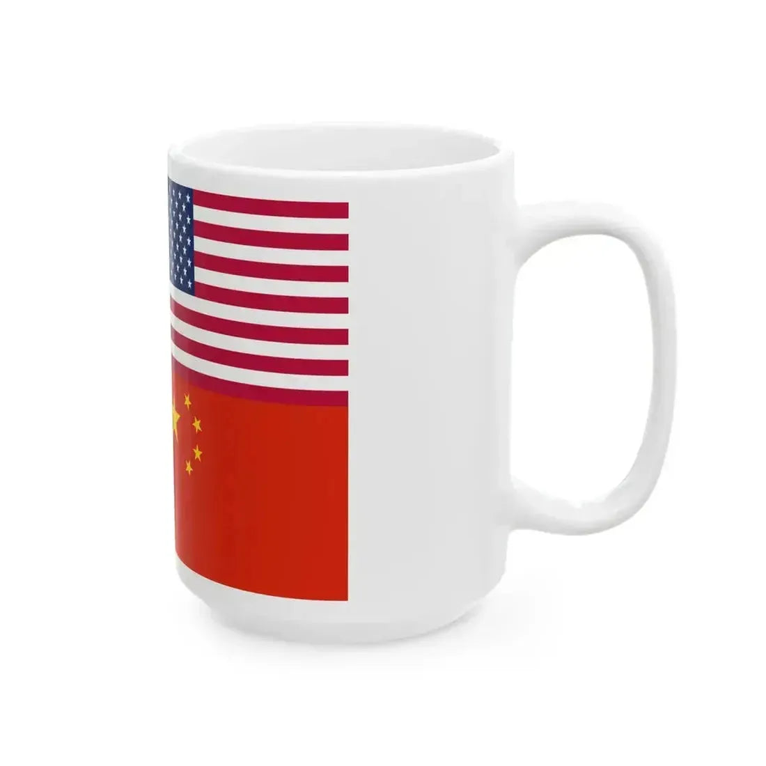 China America Flag (United States) White Coffee Mug - Go Mug Yourself