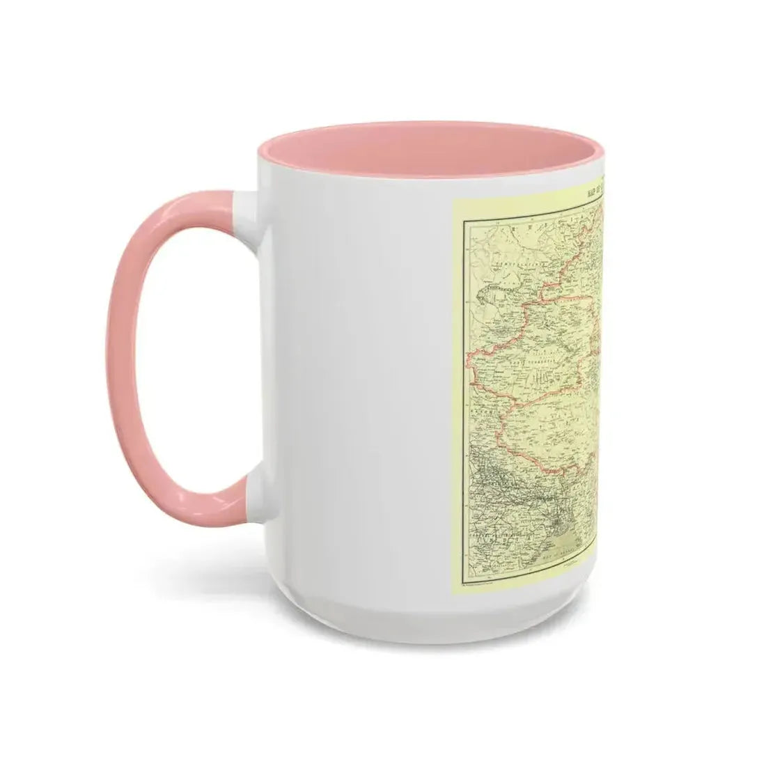 China and its Territories (1912) (Map) Accent Coffee Mug - Go Mug Yourself