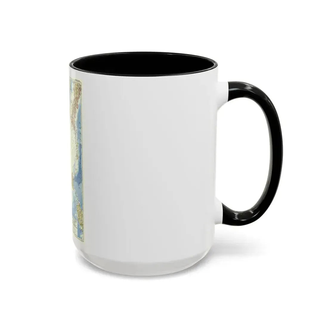 China Coast and Korea (1953) (Map) Accent Coffee Mug - Go Mug Yourself