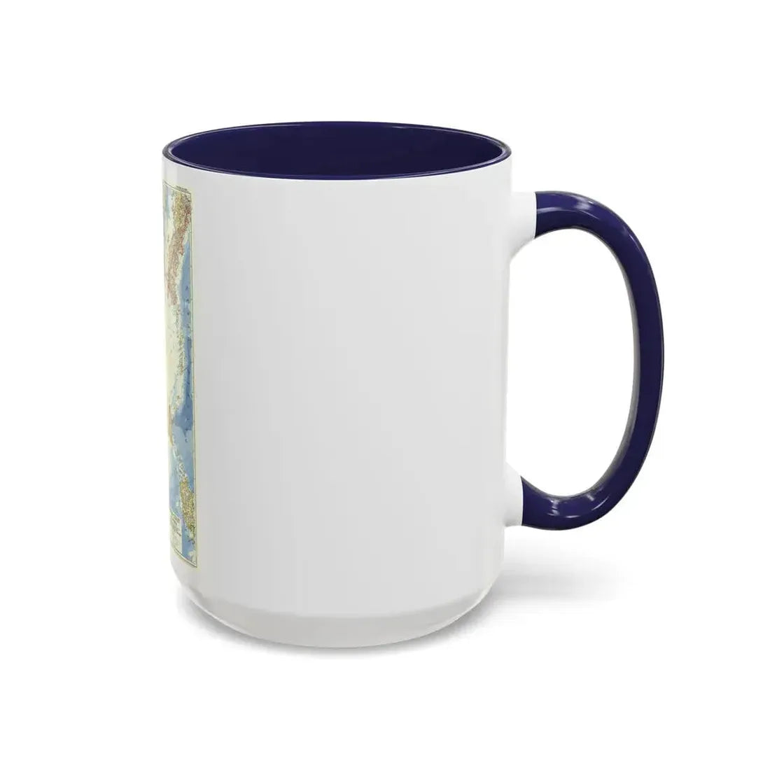 China Coast and Korea (1953) (Map) Accent Coffee Mug - Go Mug Yourself