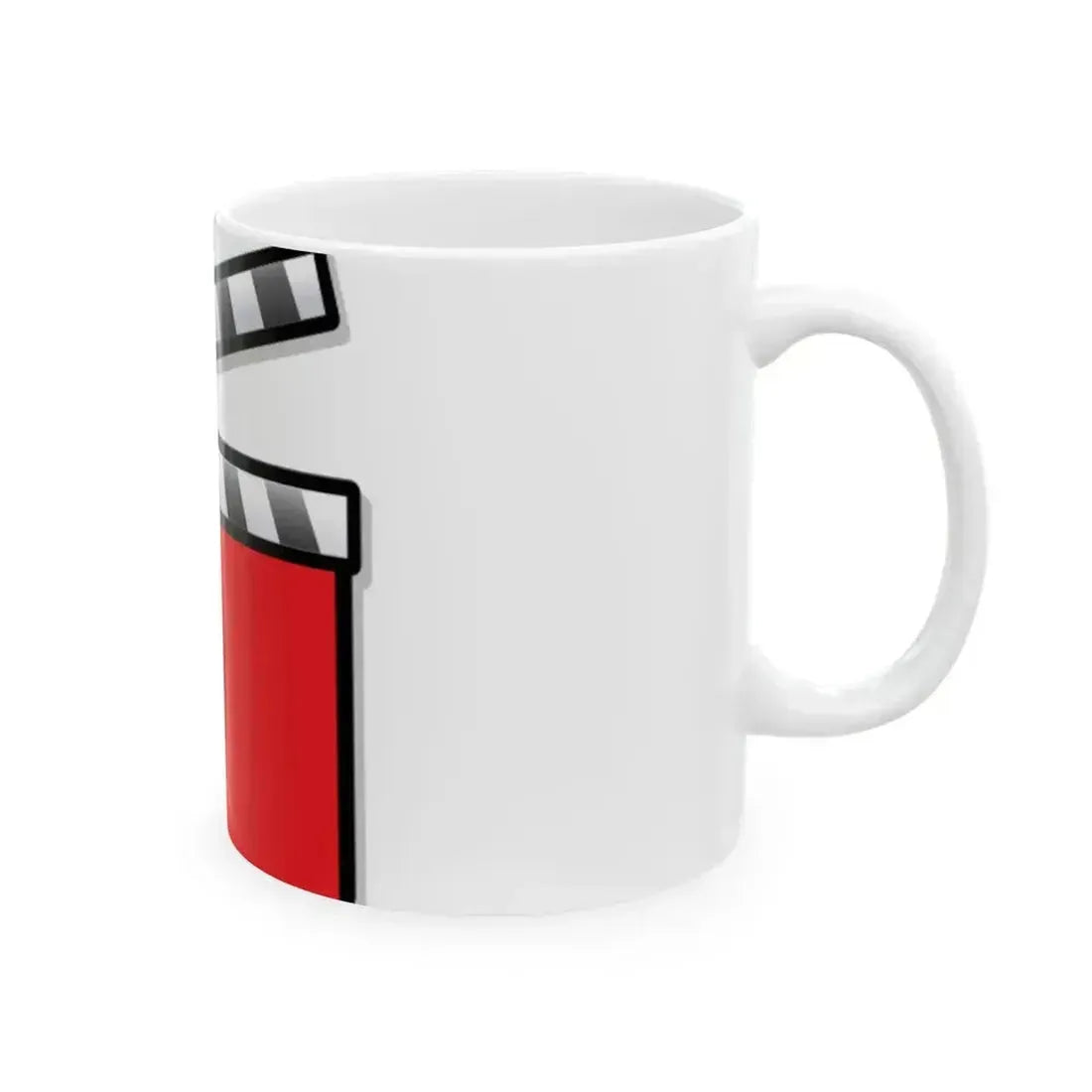 China film clapperboard (China) White Coffee Mug - Go Mug Yourself