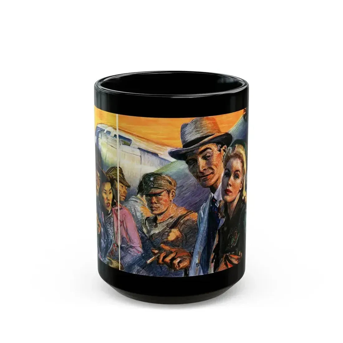 China Gold, 1942 - Black Coffee Mug 15oz - Go Mug Yourself