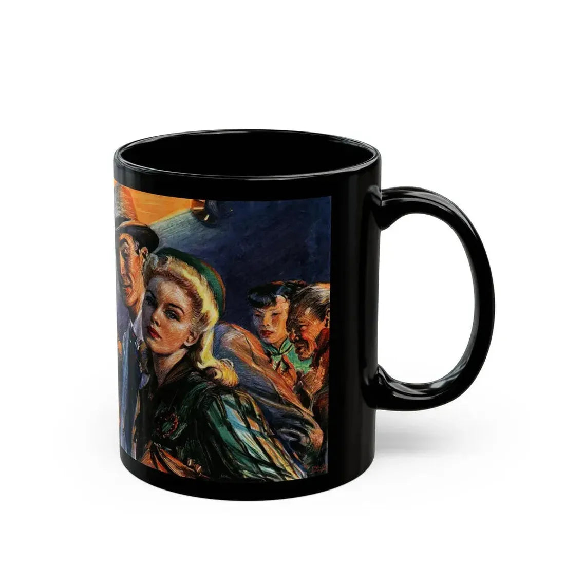 China Gold, 1942 - Black Coffee Mug - Go Mug Yourself