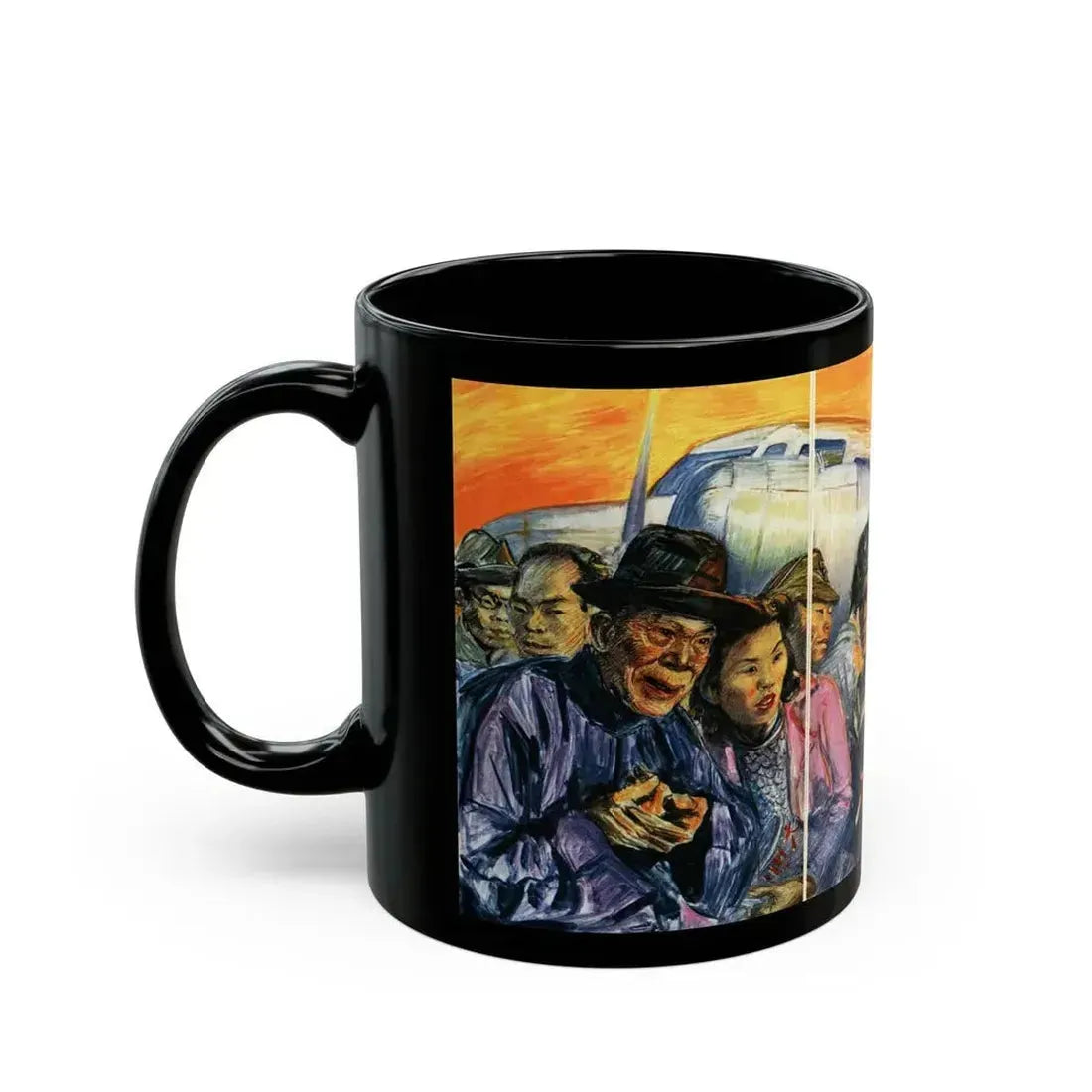China Gold, 1942 - Black Coffee Mug - Go Mug Yourself