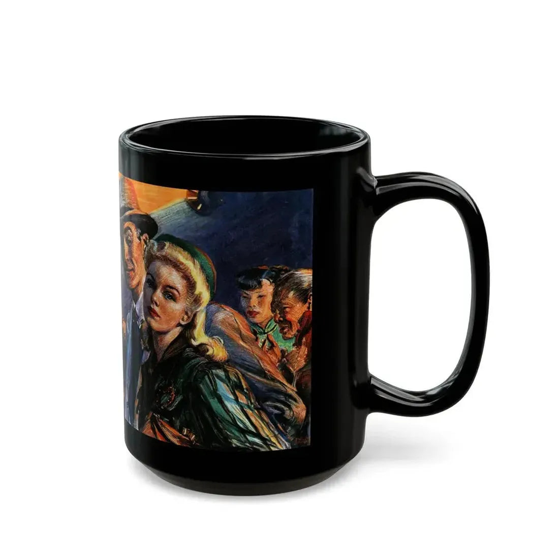 China Gold, 1942 - Black Coffee Mug - Go Mug Yourself