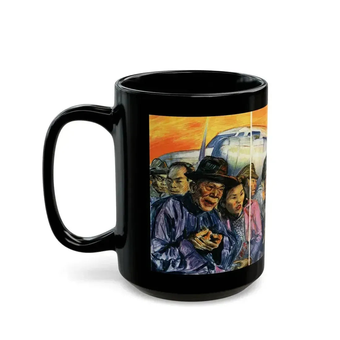 China Gold, 1942 - Black Coffee Mug - Go Mug Yourself