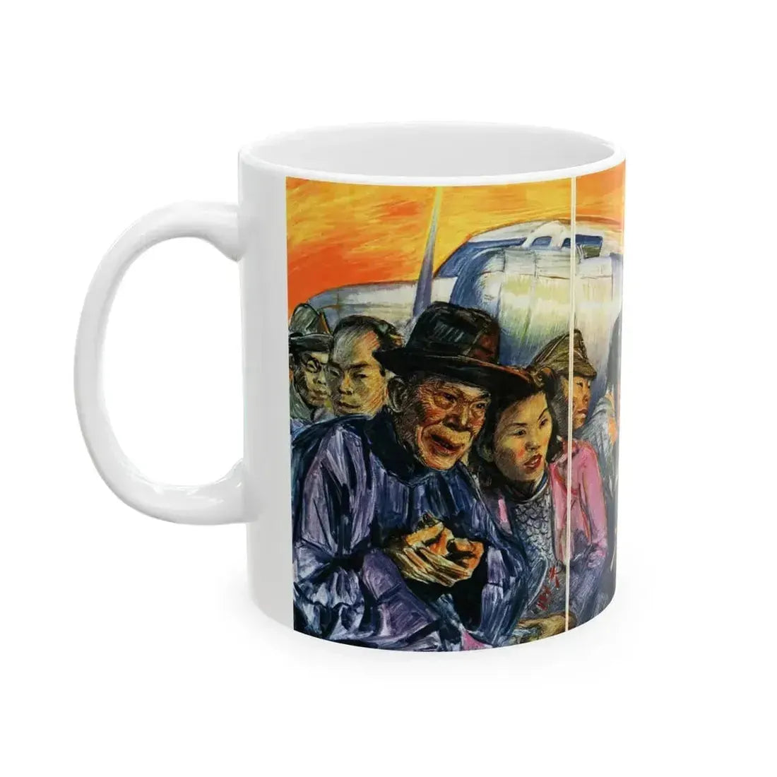 China Gold, 1942 - White Coffee Mug - Go Mug Yourself
