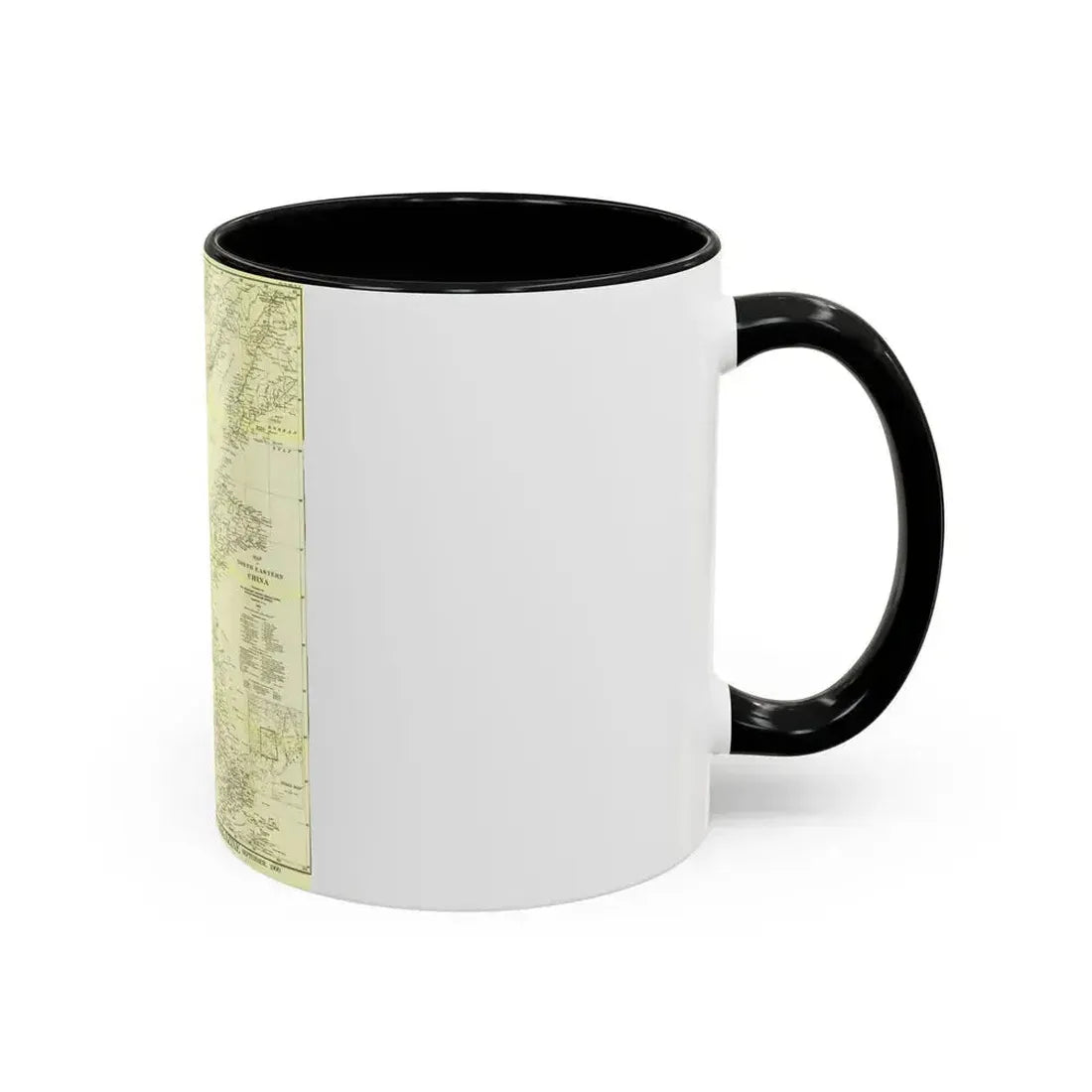 China, North Eastern (1900) (Map) Accent Coffee Mug - Go Mug Yourself