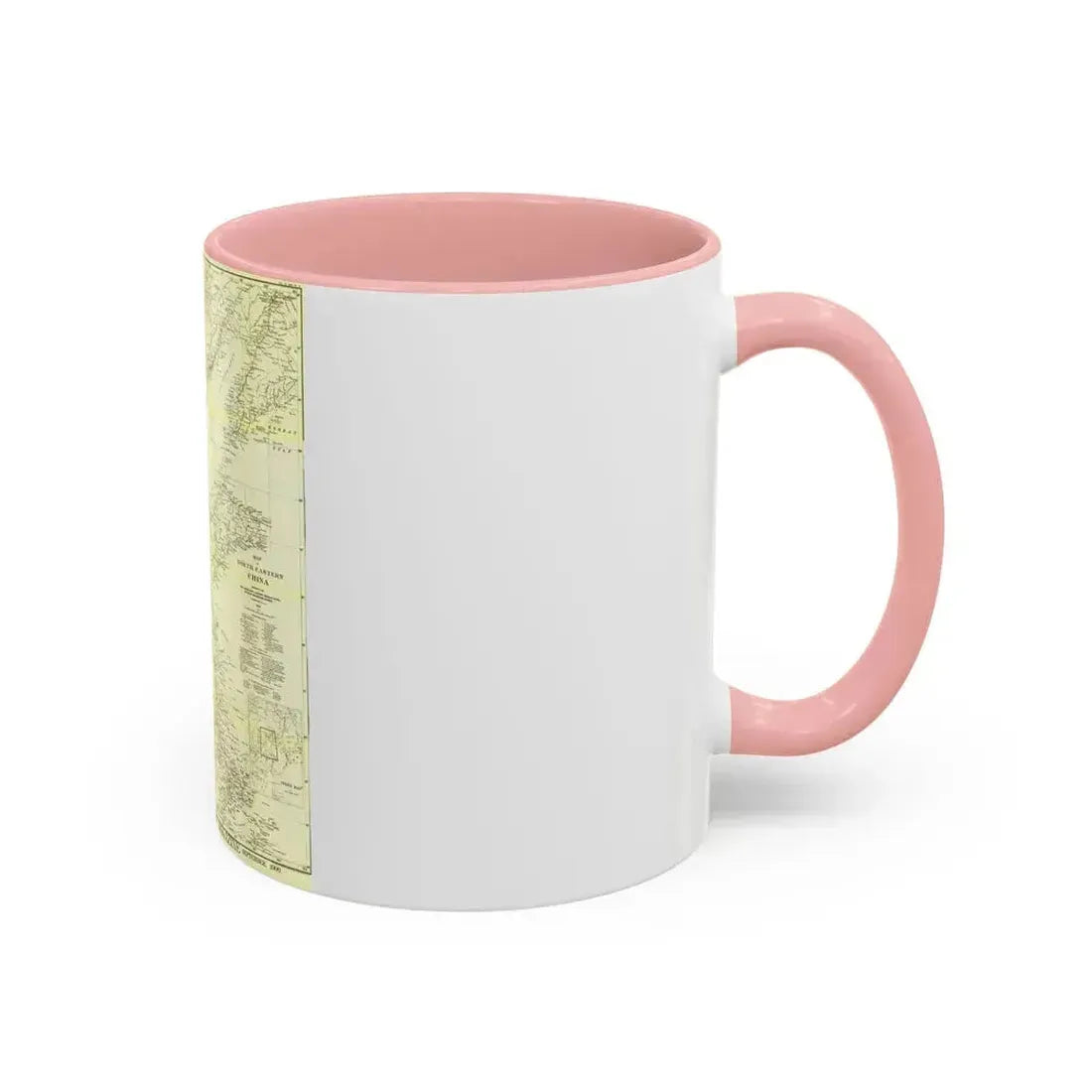 China, North Eastern (1900) (Map) Accent Coffee Mug - Go Mug Yourself