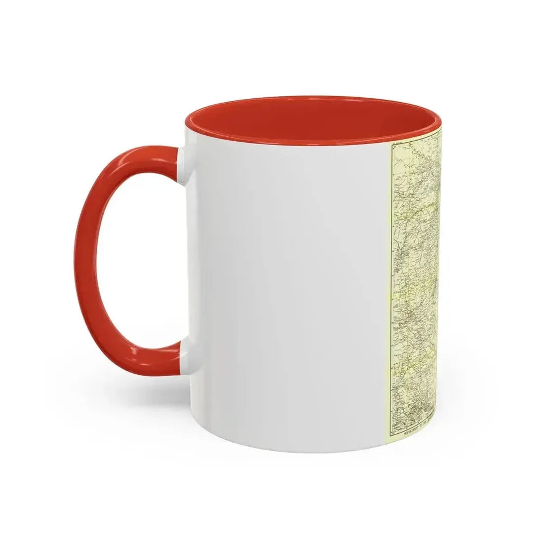 China, North Eastern (1900) (Map) Accent Coffee Mug - Go Mug Yourself