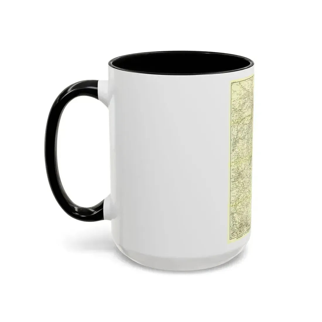 China, North Eastern (1900) (Map) Accent Coffee Mug - Go Mug Yourself