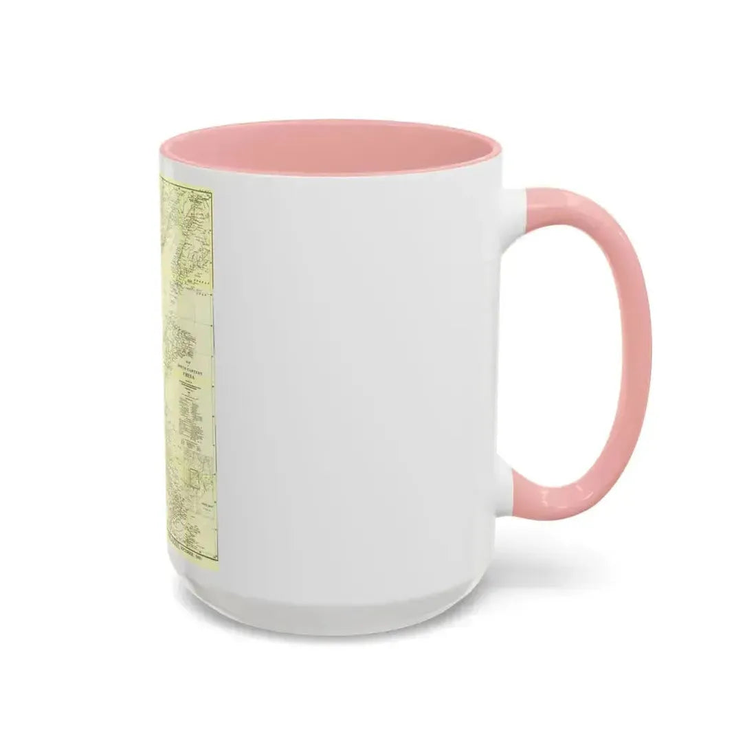 China, North Eastern (1900) (Map) Accent Coffee Mug - Go Mug Yourself
