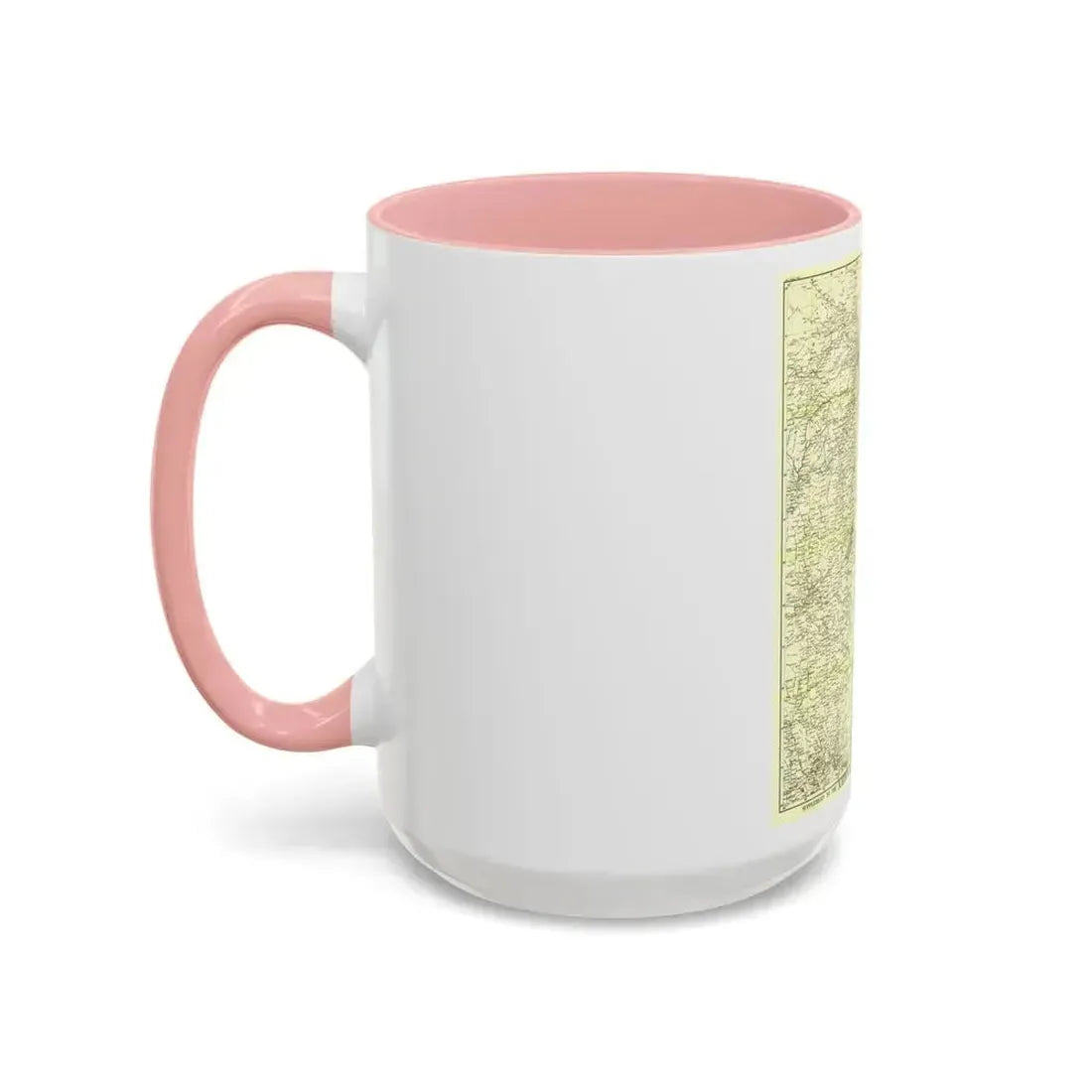 China, North Eastern (1900) (Map) Accent Coffee Mug - Go Mug Yourself