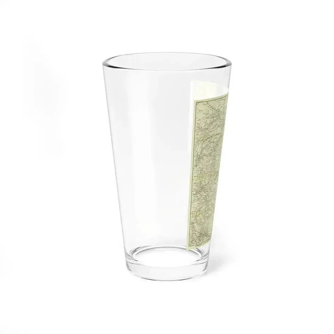 China, North Eastern (1900) (Map) Pint Glass 16oz - Go Mug Yourself