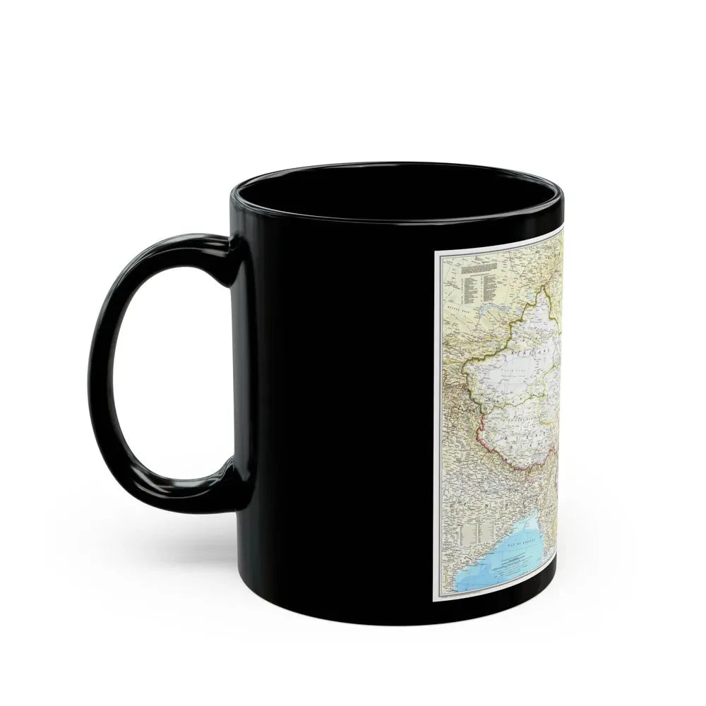 China - The People's Republic (1980) (Map) Black Coffee Mug - Go Mug Yourself