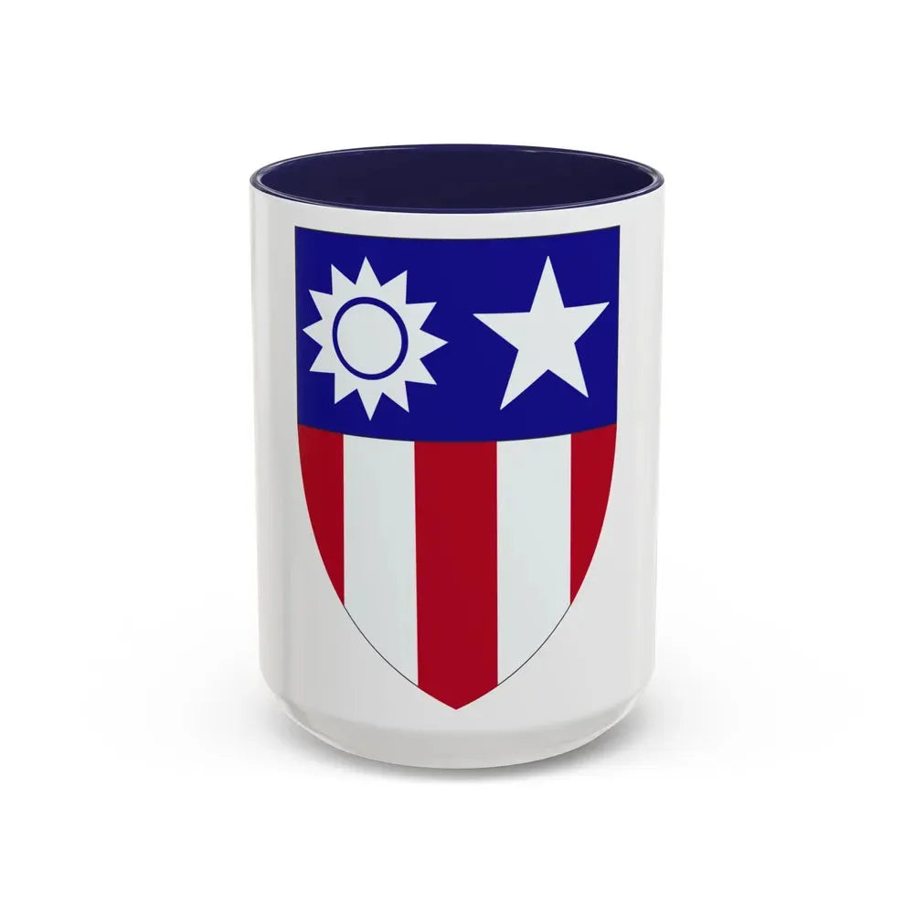 ChinaBurmaIndia Theater (U.S. Army) Accent Coffee Mug 15oz Navy - Go Mug Yourself