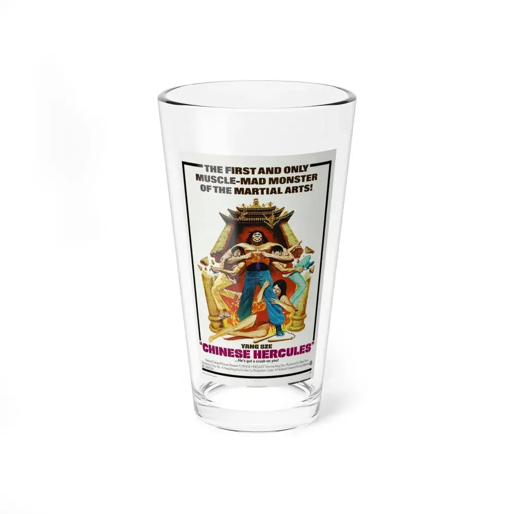 CHINESE HERCULES 1973 Movie Poster - Pint Glass 16oz 16oz - Go Mug Yourself