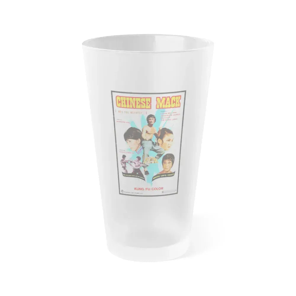 CHINESE MACK (CHINESE GODFATHER) 1974 Movie Poster - Frosted Pint Glass 16oz 16oz Frosted - Go Mug Yourself