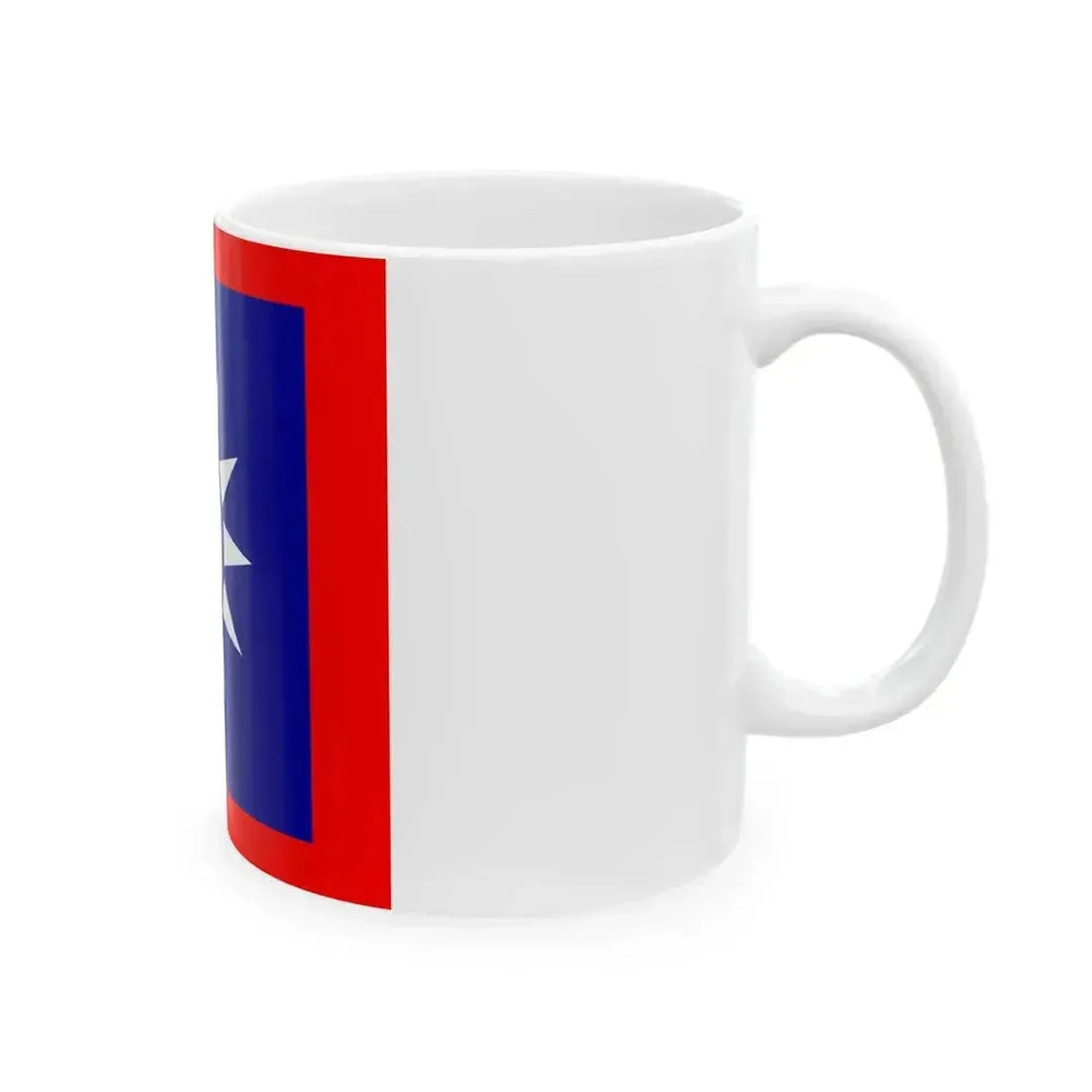 Chinese National Revolutionary Army Battalion Flag 1925 (China) White Coffee Mug - Go Mug Yourself