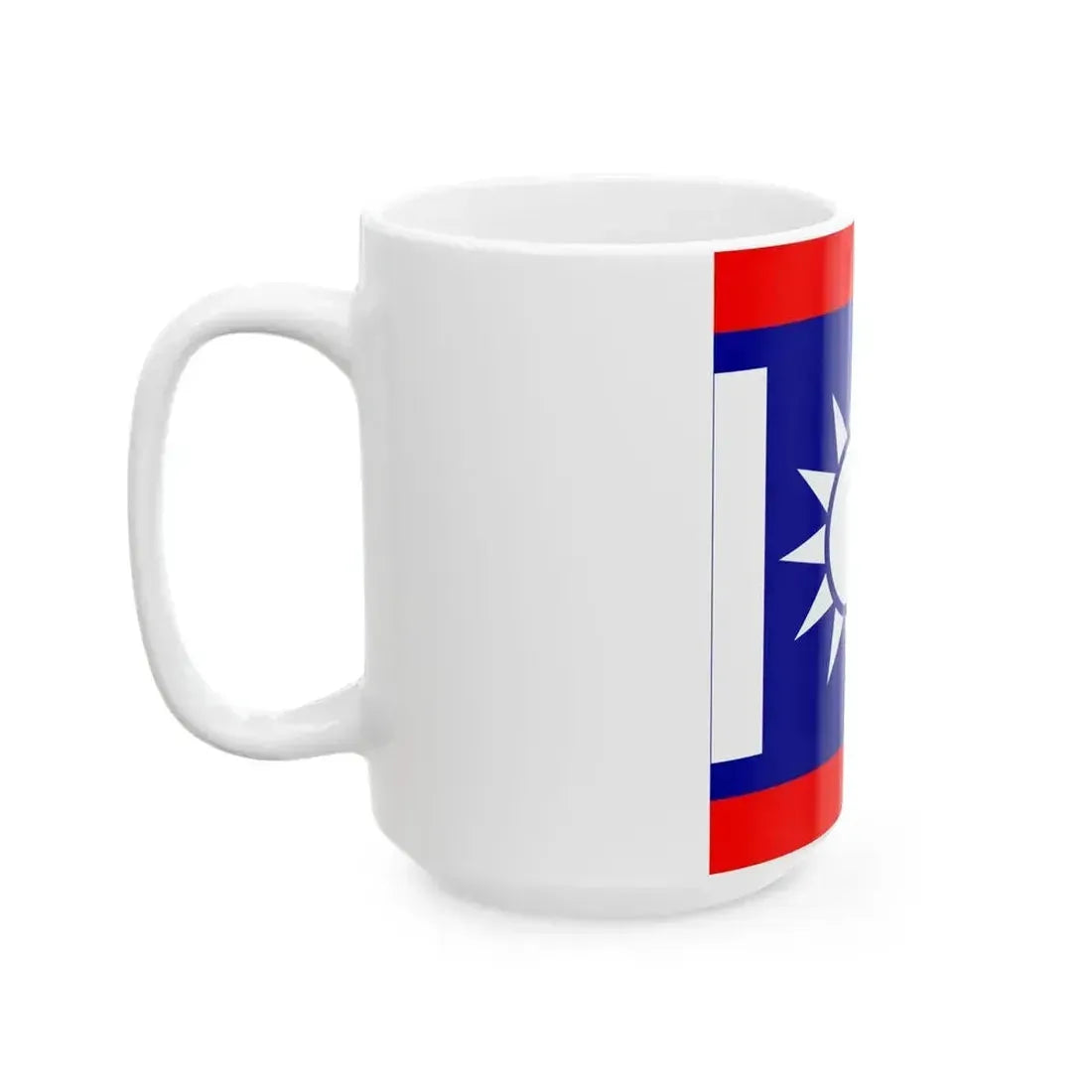 Chinese National Revolutionary Army Battalion Flag 1925 (China) White Coffee Mug - Go Mug Yourself