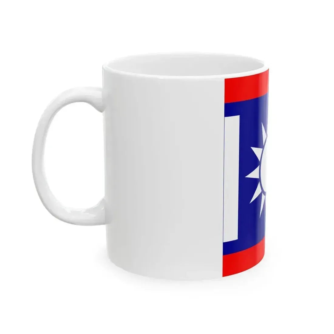 Chinese National Revolutionary Army Company Flag 1925 (China) White Coffee Mug - Go Mug Yourself