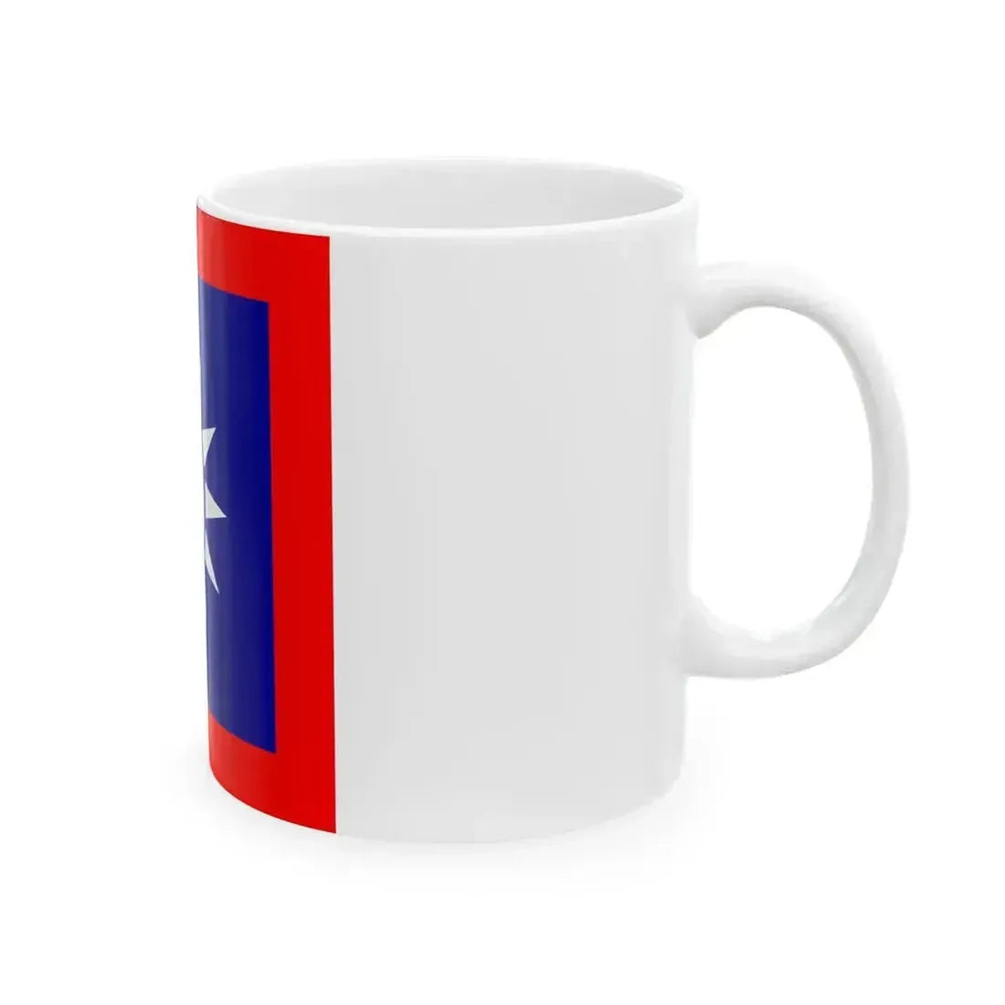 Chinese National Revolutionary Army Company Flag 1925 (China) White Coffee Mug - Go Mug Yourself