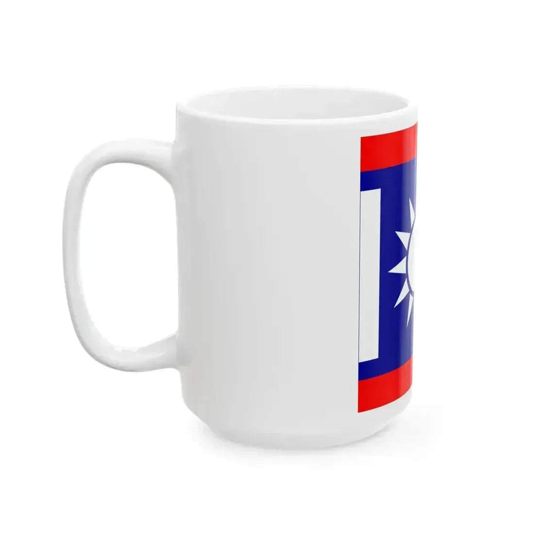 Chinese National Revolutionary Army Company Flag 1925 (China) White Coffee Mug - Go Mug Yourself