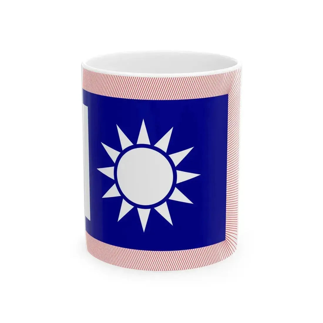 Chinese National Revolutionary Army Corps Flag 1925 (China) White Coffee Mug 11oz - Go Mug Yourself