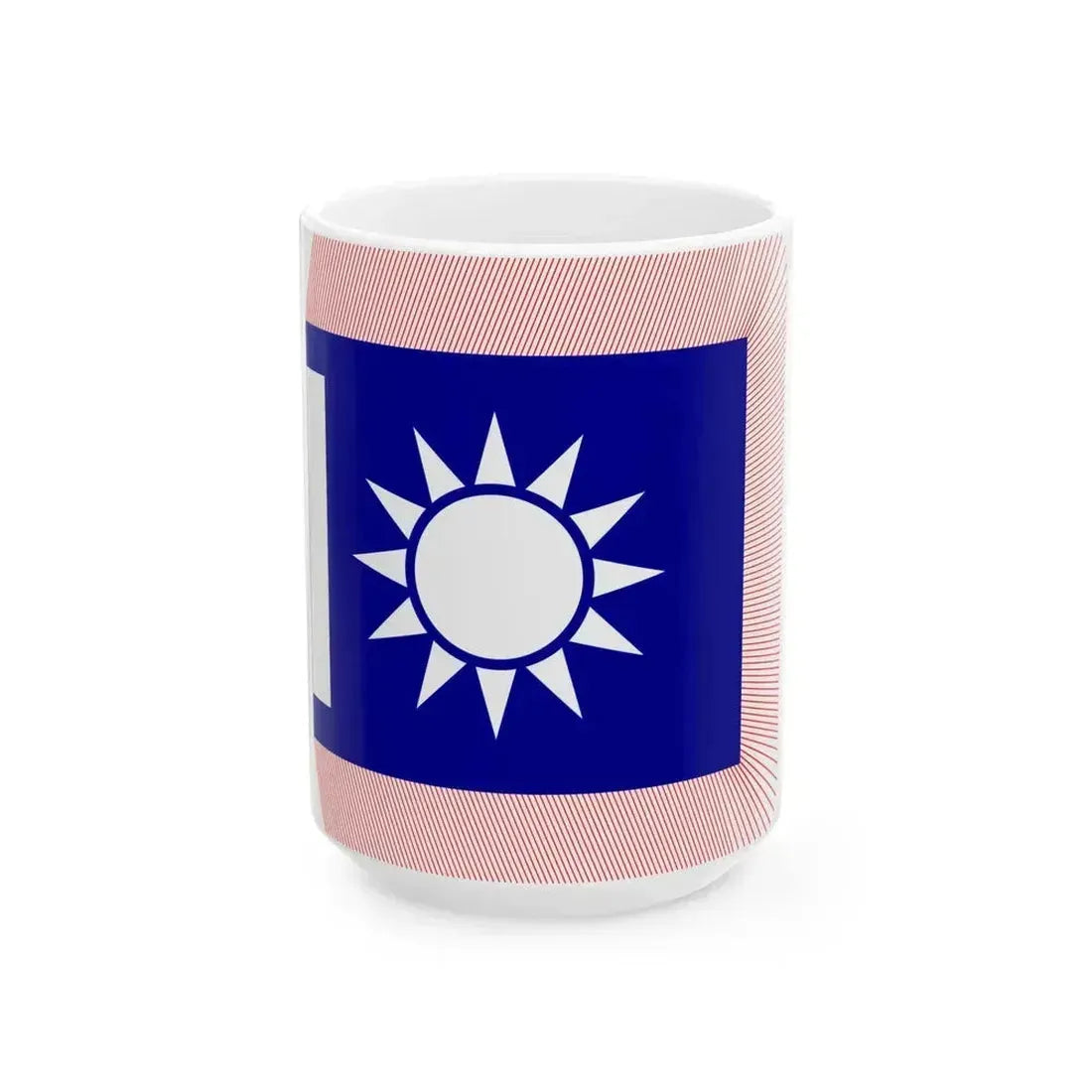 Chinese National Revolutionary Army Corps Flag 1925 (China) White Coffee Mug 15oz - Go Mug Yourself