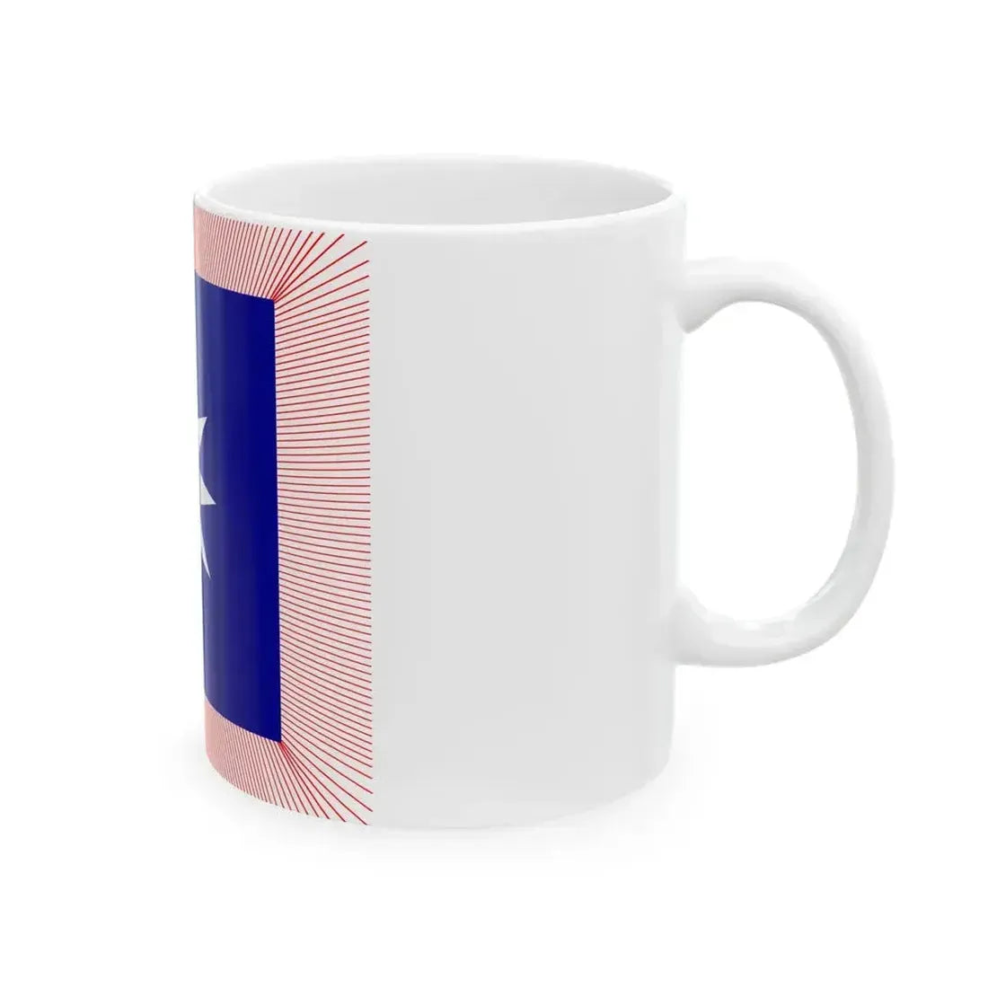 Chinese National Revolutionary Army Division Flag 1925 (China) White Coffee Mug - Go Mug Yourself