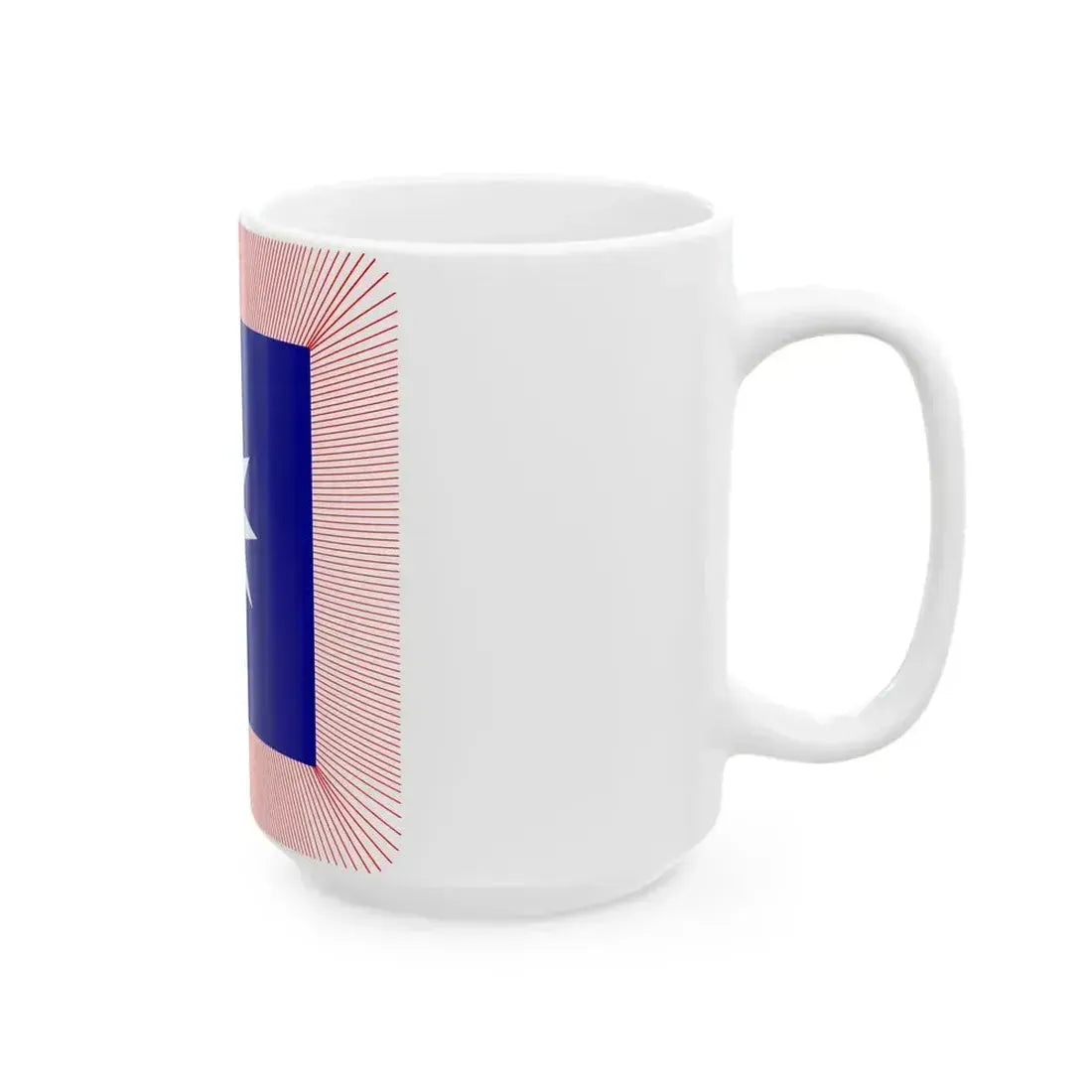 Chinese National Revolutionary Army Division Flag 1925 (China) White Coffee Mug - Go Mug Yourself