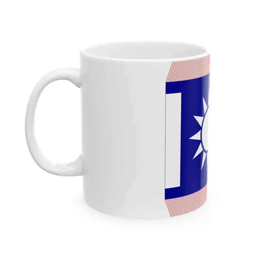 Chinese National Revolutionary Army Regiment Flag 1925 (China) White Coffee Mug - Go Mug Yourself