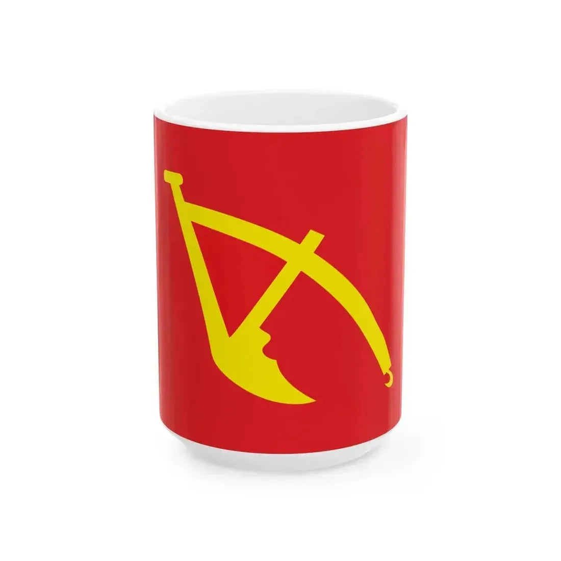 Chinese Peasants Association Flag (China) White Coffee Mug 15oz - Go Mug Yourself