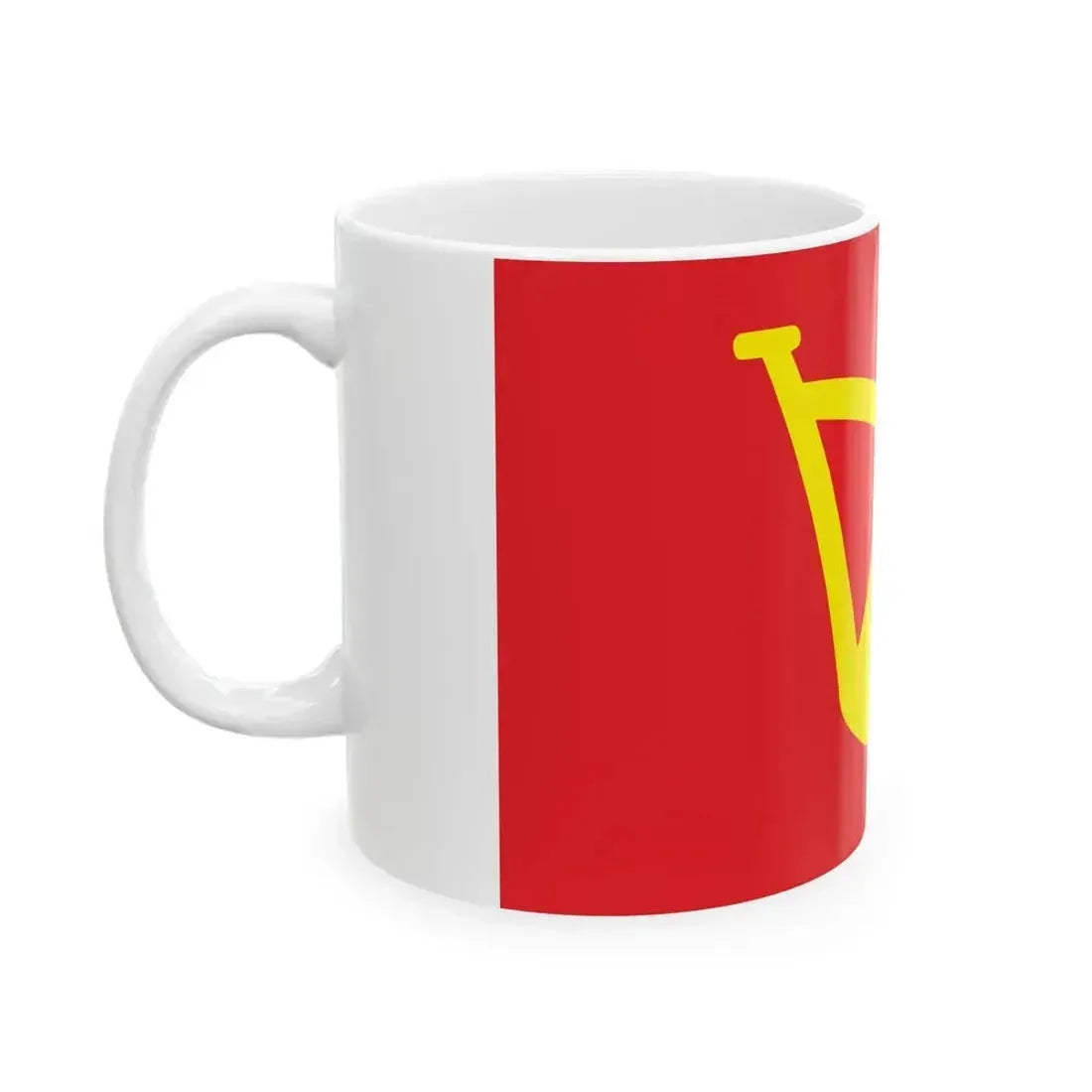 Chinese Peasants Association Flag (China) White Coffee Mug - Go Mug Yourself