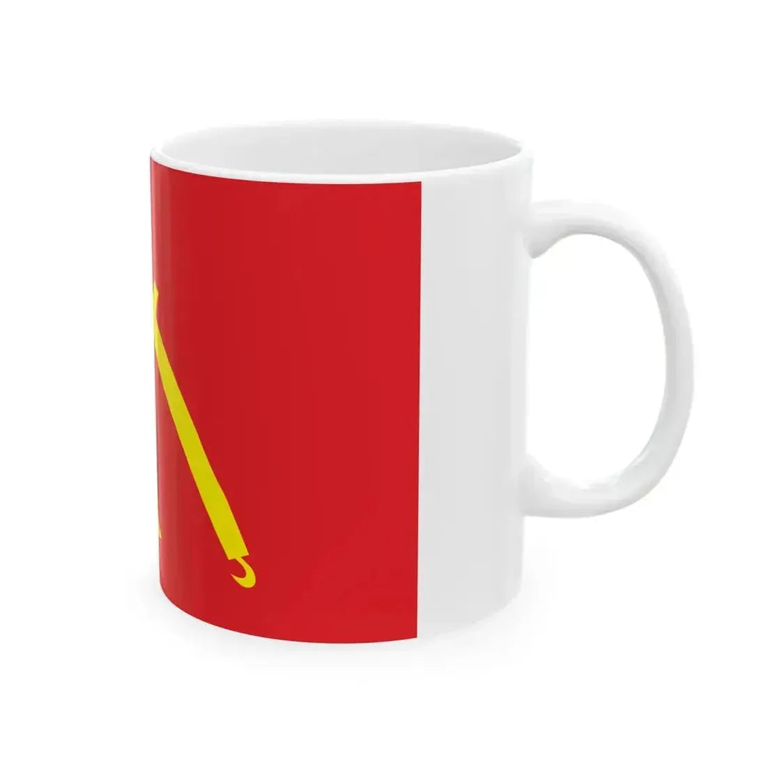 Chinese Peasants Association Flag (China) White Coffee Mug - Go Mug Yourself