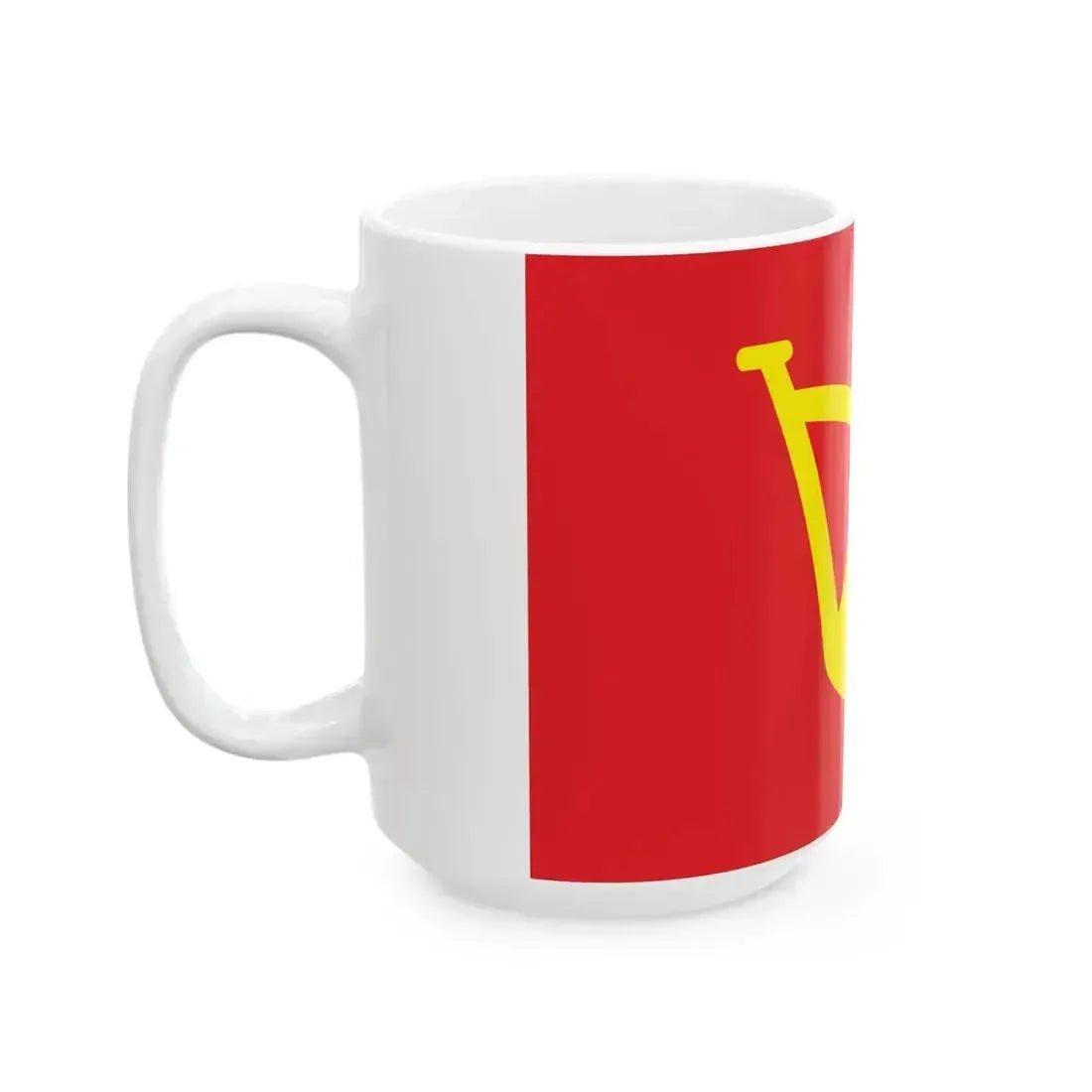 Chinese Peasants Association Flag (China) White Coffee Mug - Go Mug Yourself